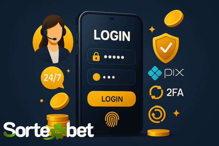 Figura 3 do login da SORTENABET